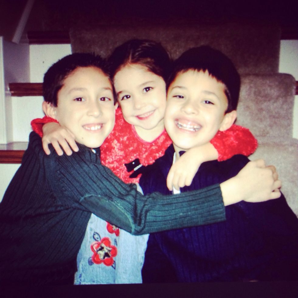 I never knew what really matters and who really cares about me and helps me through my ruff times-my brothers.