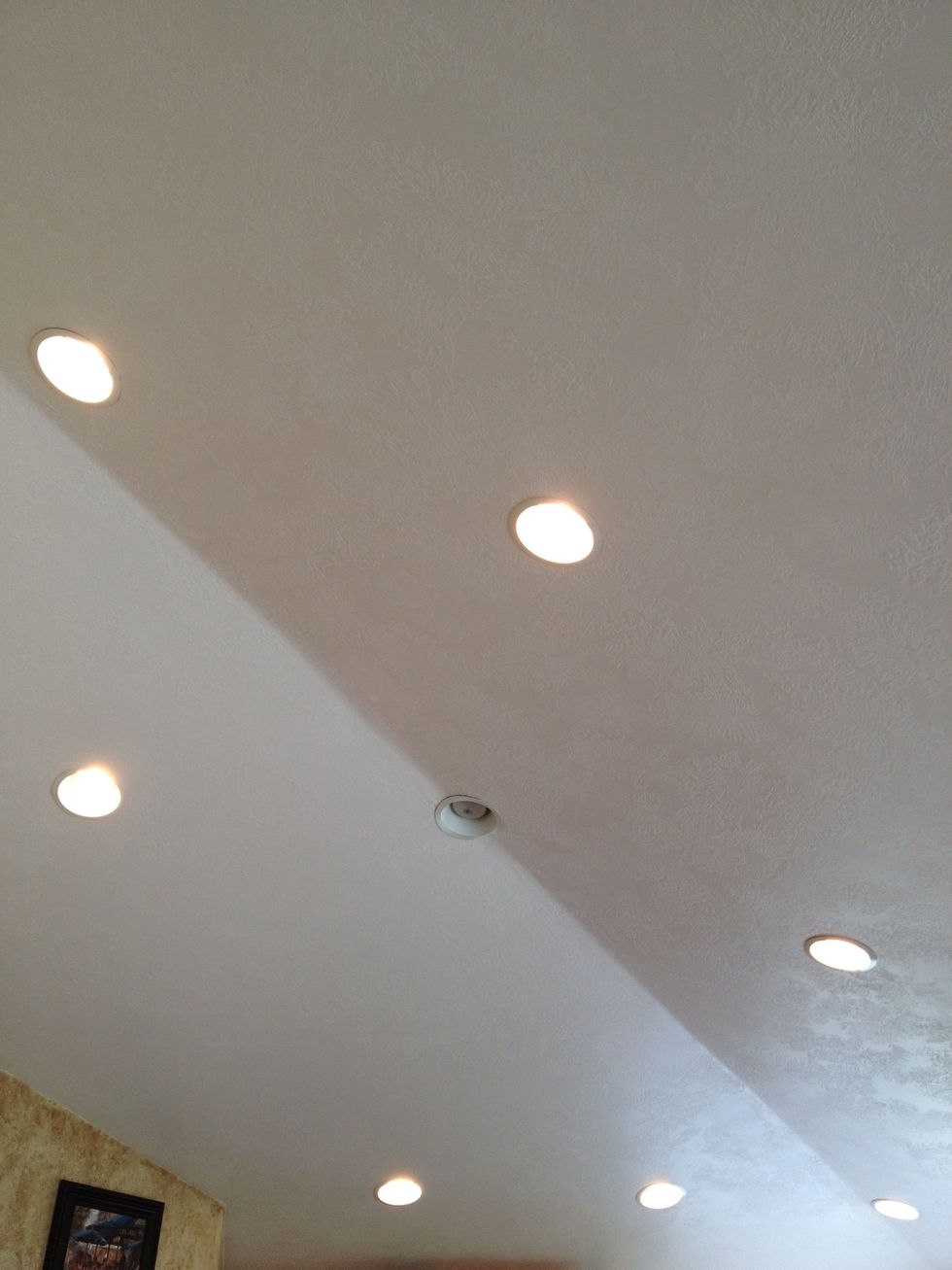 I often have this occasional black hole in the glorious constellation of my ceiling. In fact it seems all the time I feel like I'm replacing the same bulbs.