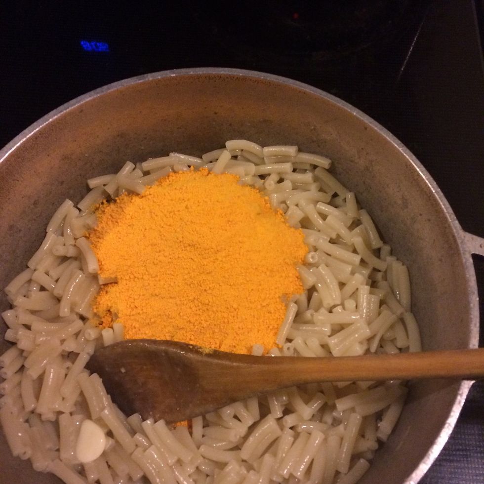I only added half of the pack of my Mac and cheese.