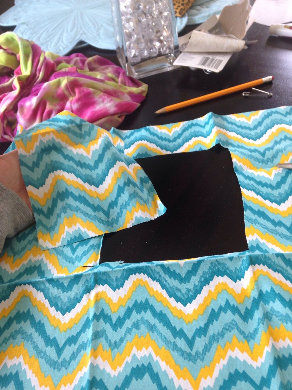 I only cut out the outside line