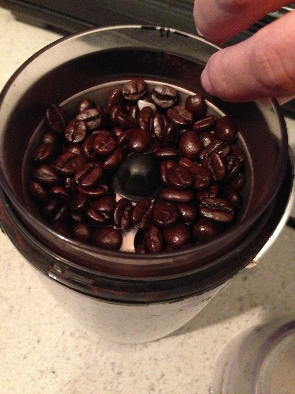 I only fill it up to the metal rim