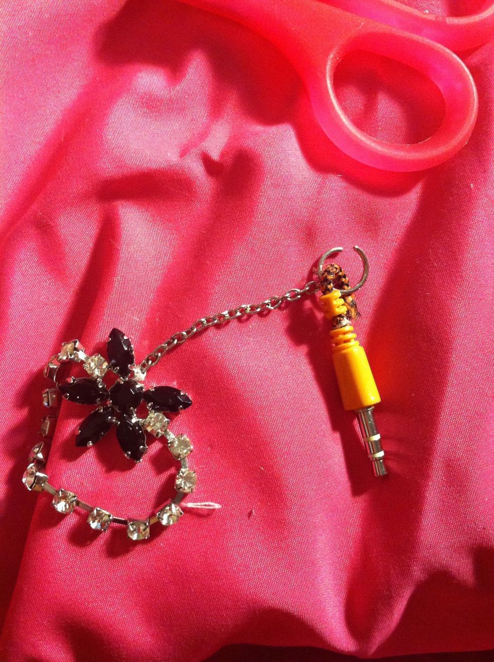 I opened it and hooked it on