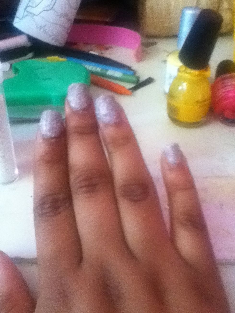 I painted my nails to add deffintion