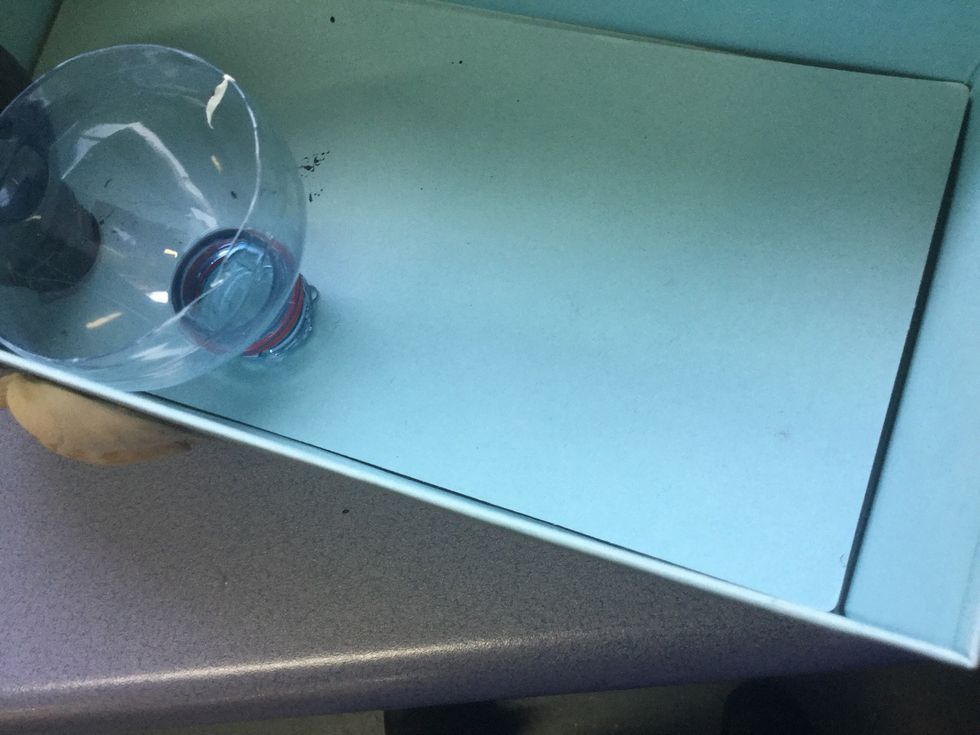 I painted them black and added white felt on the inside to give more detail (optional)