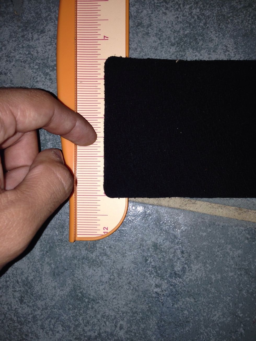 I personally want mine about 1 1/2 inch wide