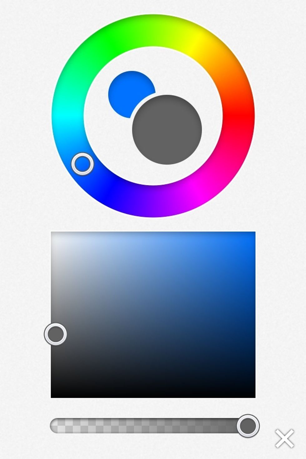 I pick a graphite looking color.