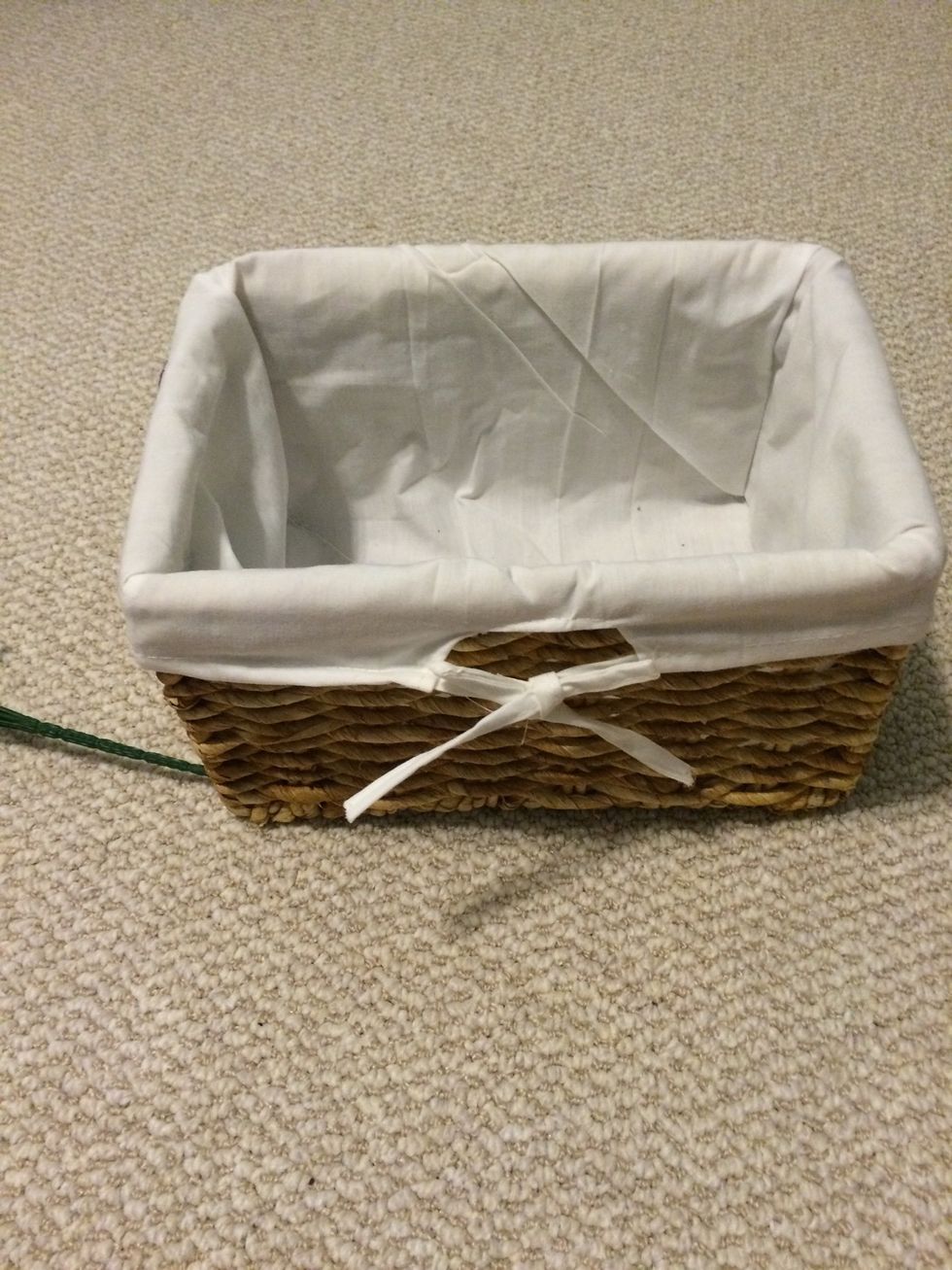 I picked this basket because it is plain so it won't take away the color and cuteness of the gift