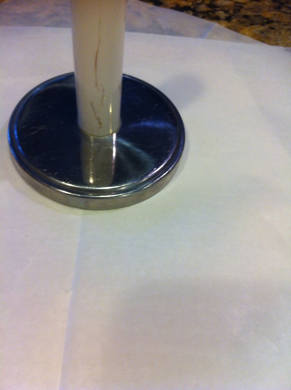 I pound my breasts very thin using wax paper