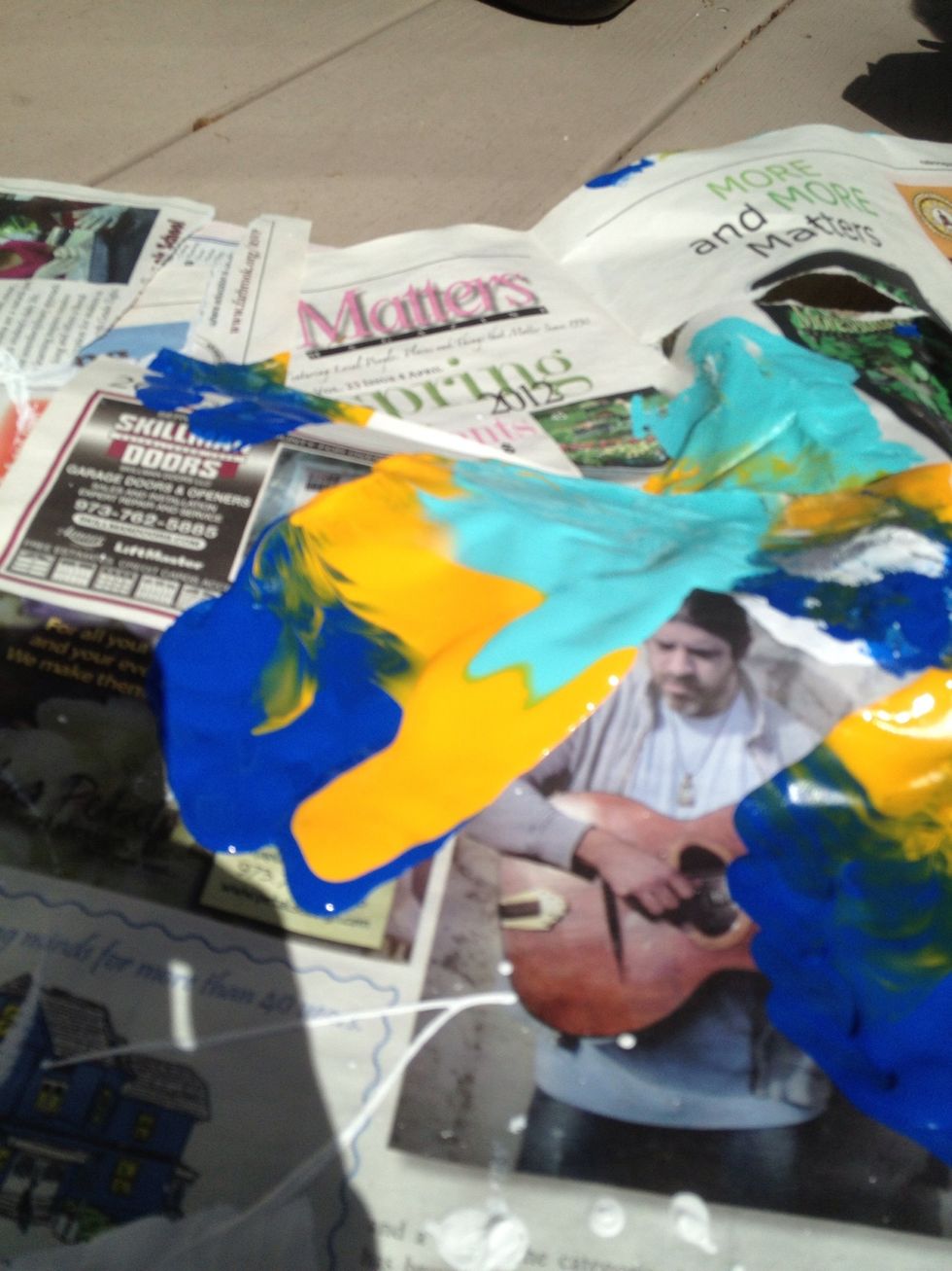 How to make a footprint flower pot B+C Guides