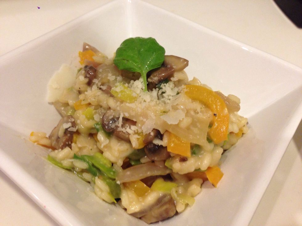 I prefer to eat it all on its own :)