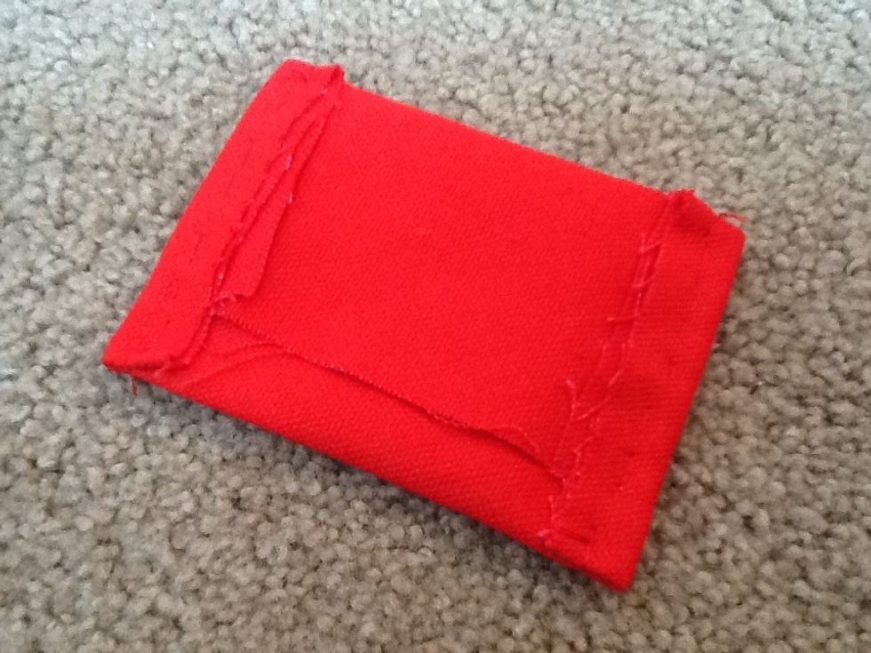 I prefer to sew the sides because I like the look of the stitching but in the end it doesn't make much difference what you choose to do. (:
