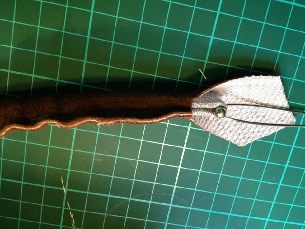 I pulled a string of cotton thru the handle strap to make it more sturdy and comfortable to hold.