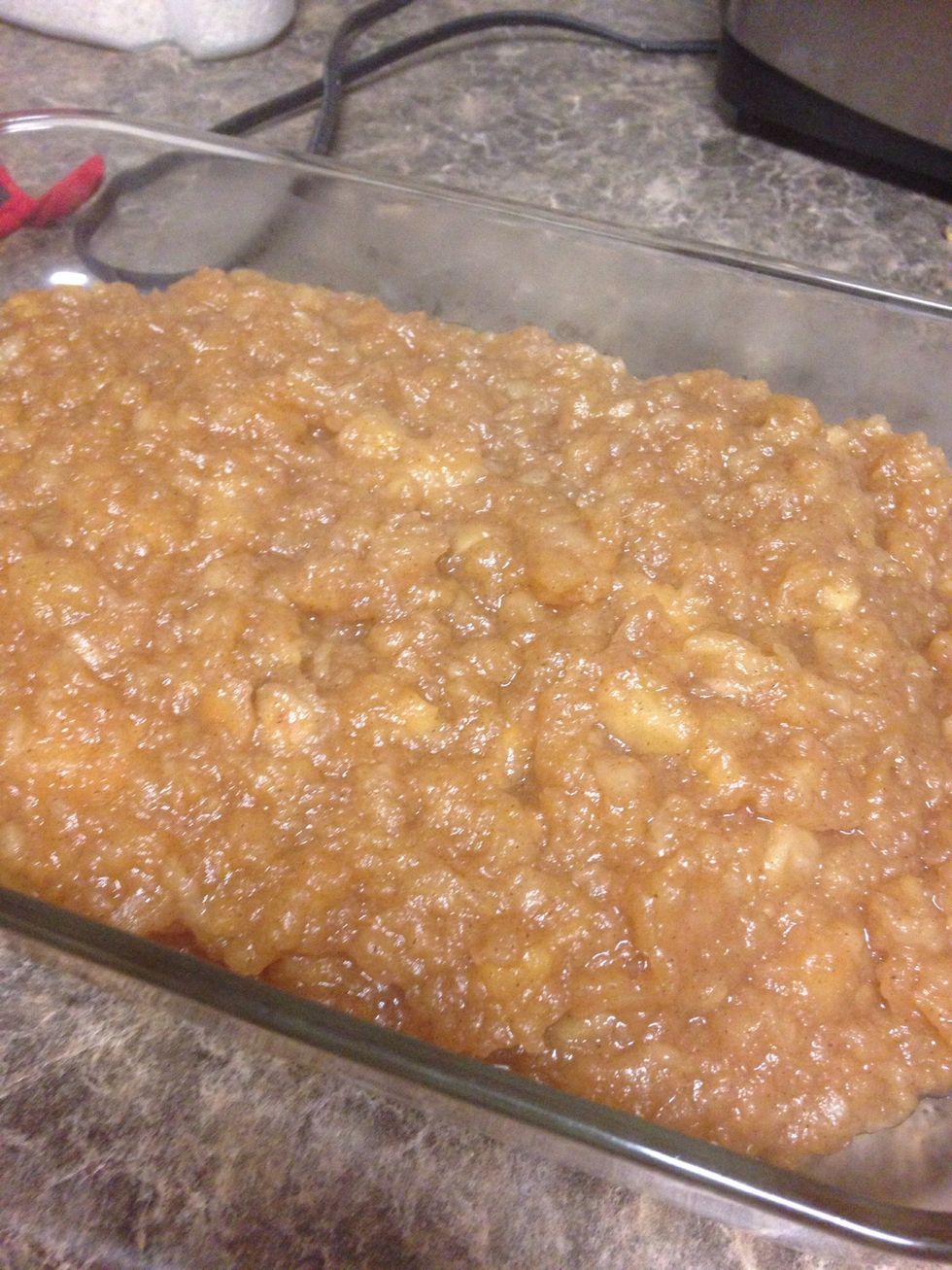 I pulled mine to let it cool a bit before it goes into my stand blender. Hot applesauce in a blender usually means cleaning it off the ceiling.