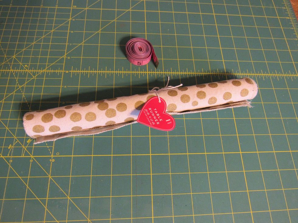 I purchased the gold confetti dots for $3 in the Target Dollar Spot.