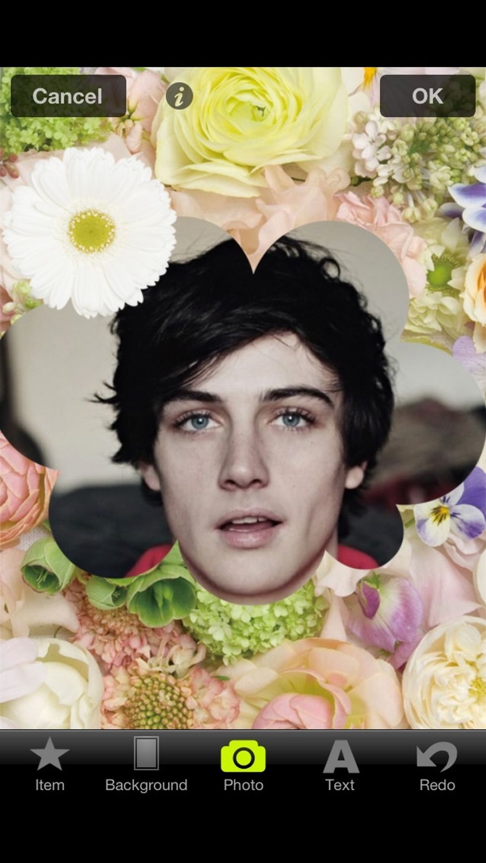 I put a flower \ud83c\udf38
