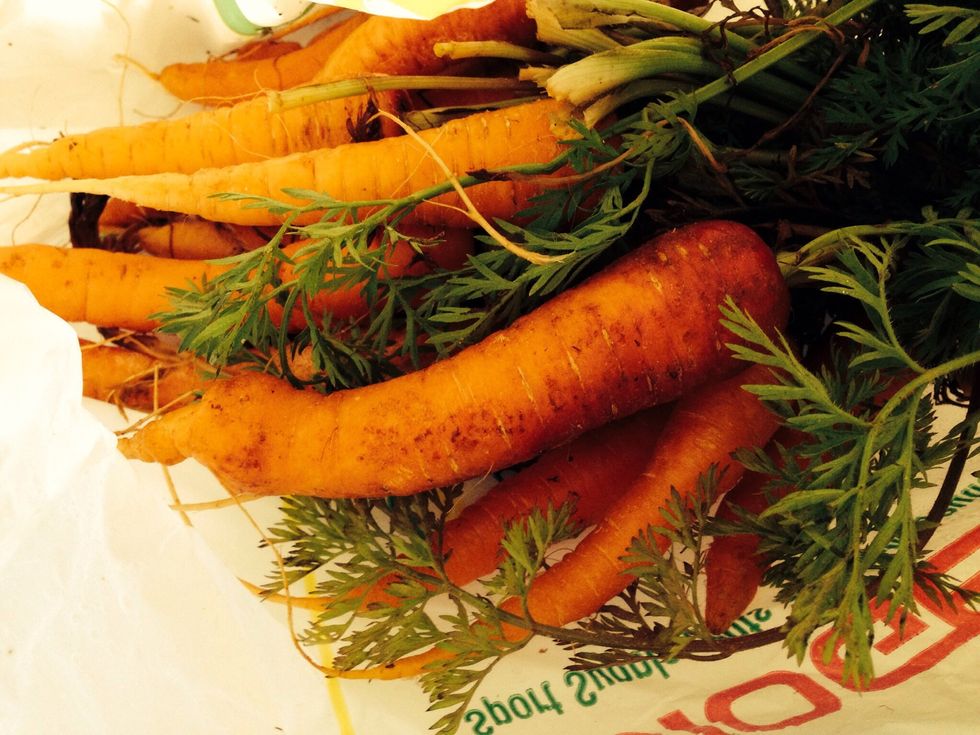 I put in two carrots for sweetness and Vitamin A :) the doctor wasn't joking - vitamin A really is critical for good eye sight. It is essential in the functioning of the light receptors in the eye.