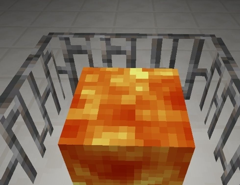 I put lava u can put fire doesn't matter really