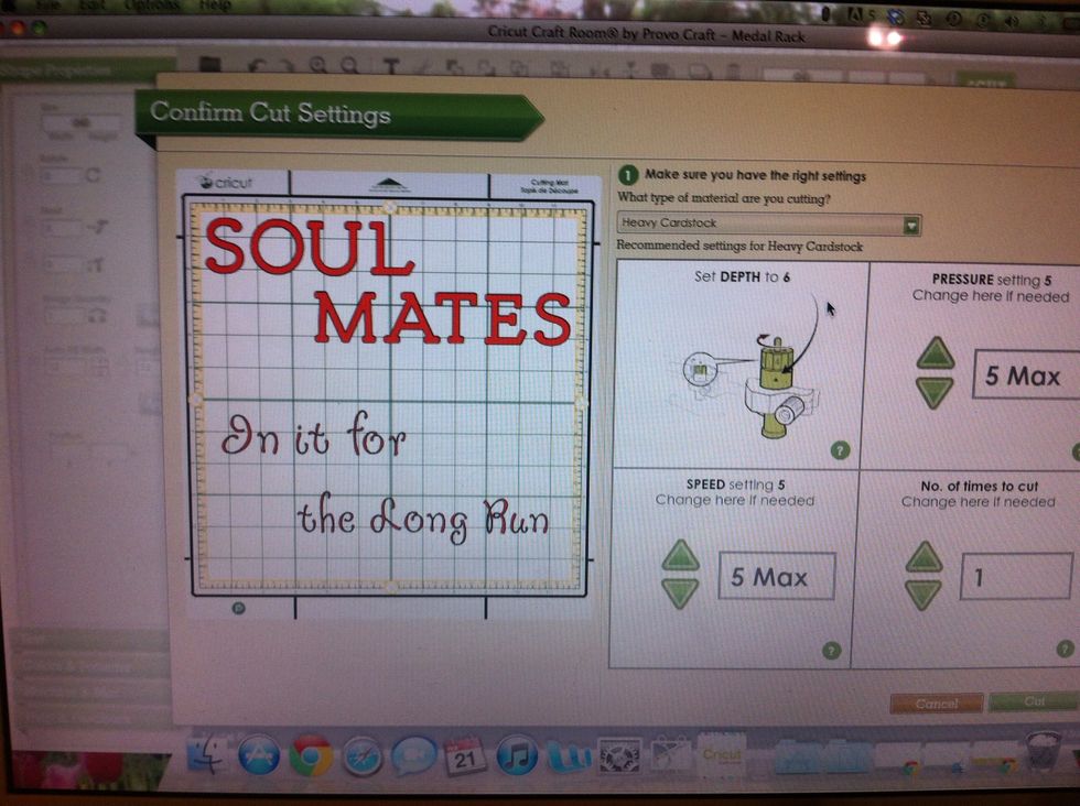 I put my Cricut Expressions 2 to use and cut out the quote in vinyl. I estimated the sizing to make it fit nicely when I transferred it onto the board. A standard stencil will work just fine as well.