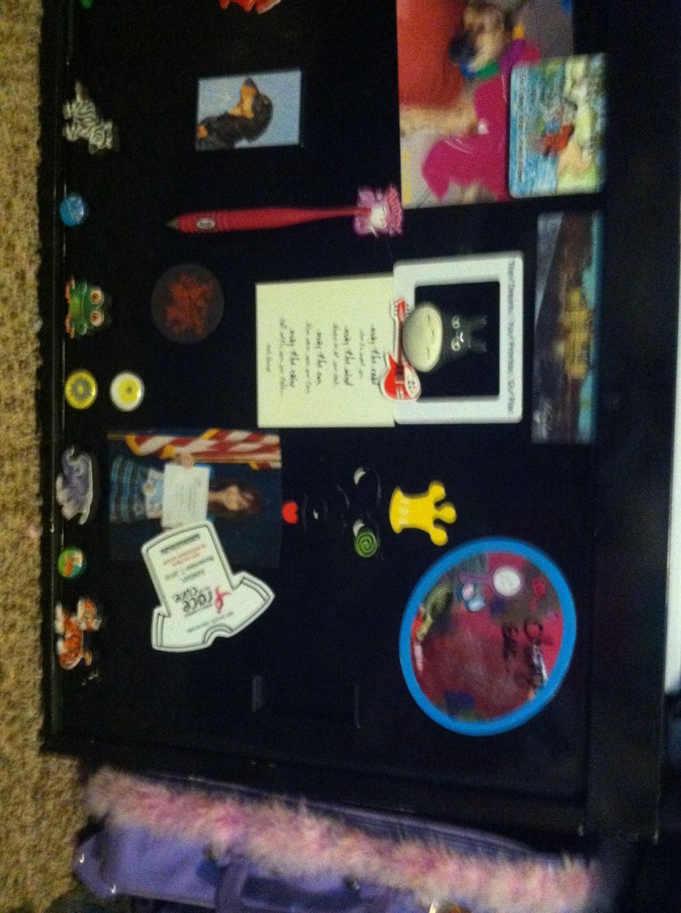 I put my first picture there.