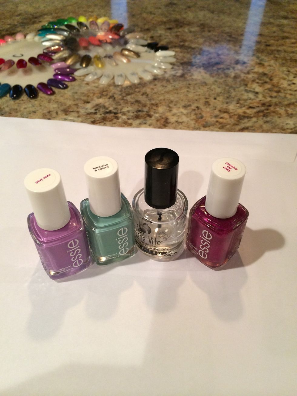 I recently got three new polishes as a gift, so I'll add those onto a wheel and into Evernote.
