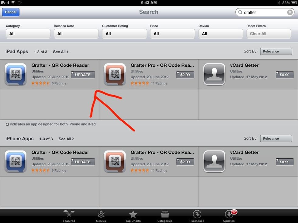 I recommend Qrafter it has a free version that works really well but the paid version offers more.
