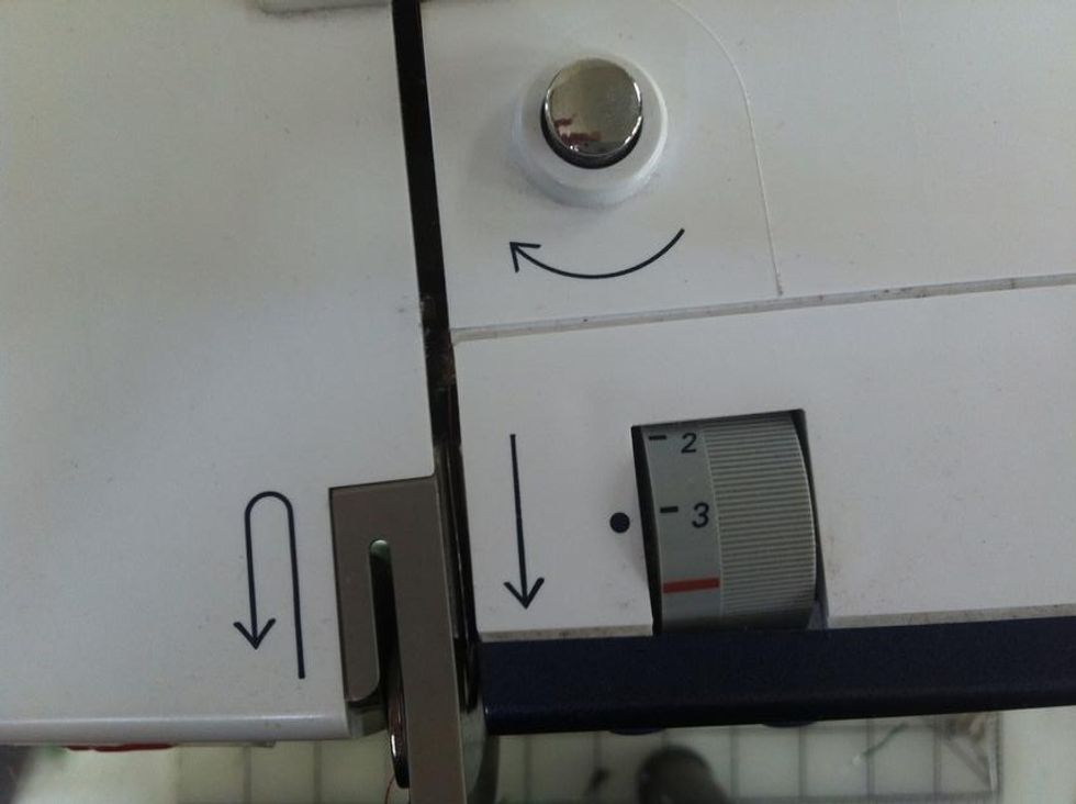 I reduced the tension to Three. Remember to set it back to normal when you are done with appliqu\u00e9.