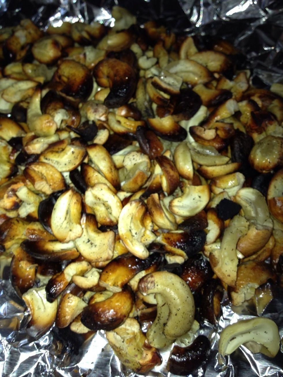 I roasted two batches. These Pepas Asadas (roasted Nuts) took time to roast but the process was fun and adventures. Now I know why they cost so much in Virginia, US