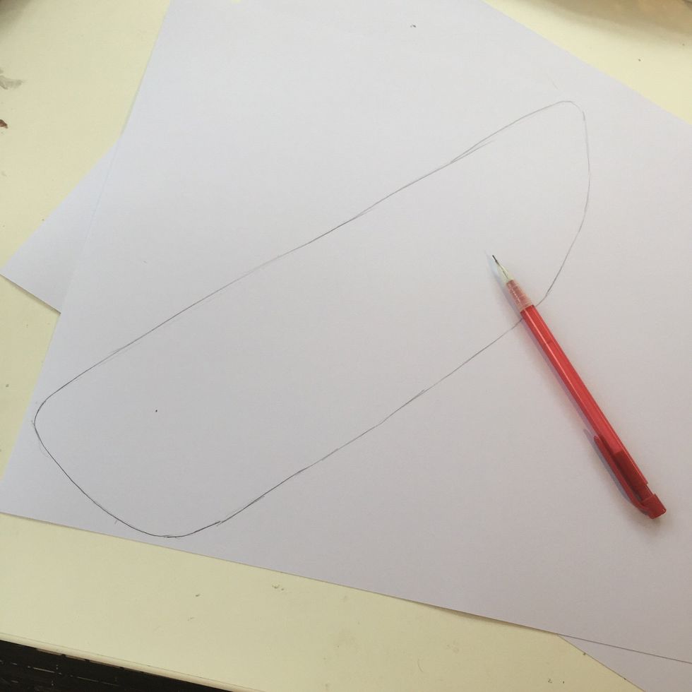 I roughly drew the shapes needed for each door pocket. When I get time I will do a vector version and attached for you to down load and print out.