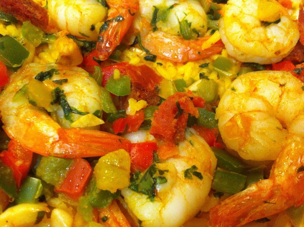 I served with arugula dressed lightly with olive oil and sea salt...healthy, romantic and delicious! Feel free to like, comment or follow me for more inspired recipes!