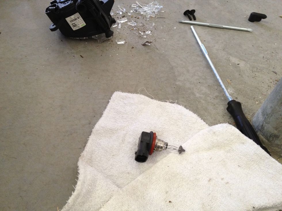 I set it on a towel while I was finishing up the rest of my work.