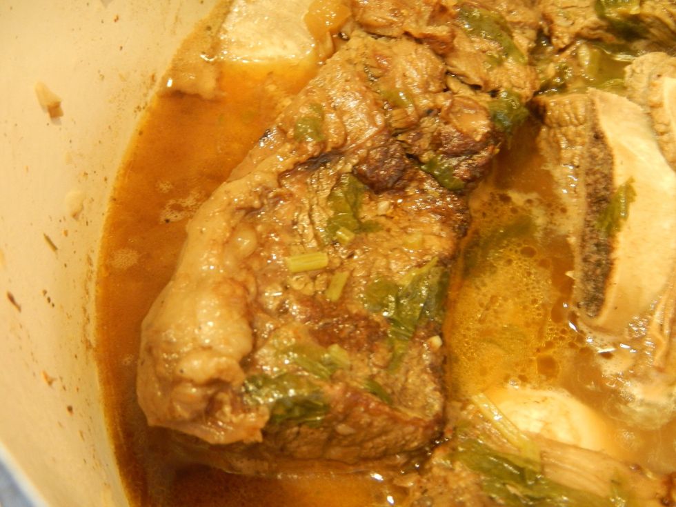 I simmered these short ribs for 3 1/2 hours