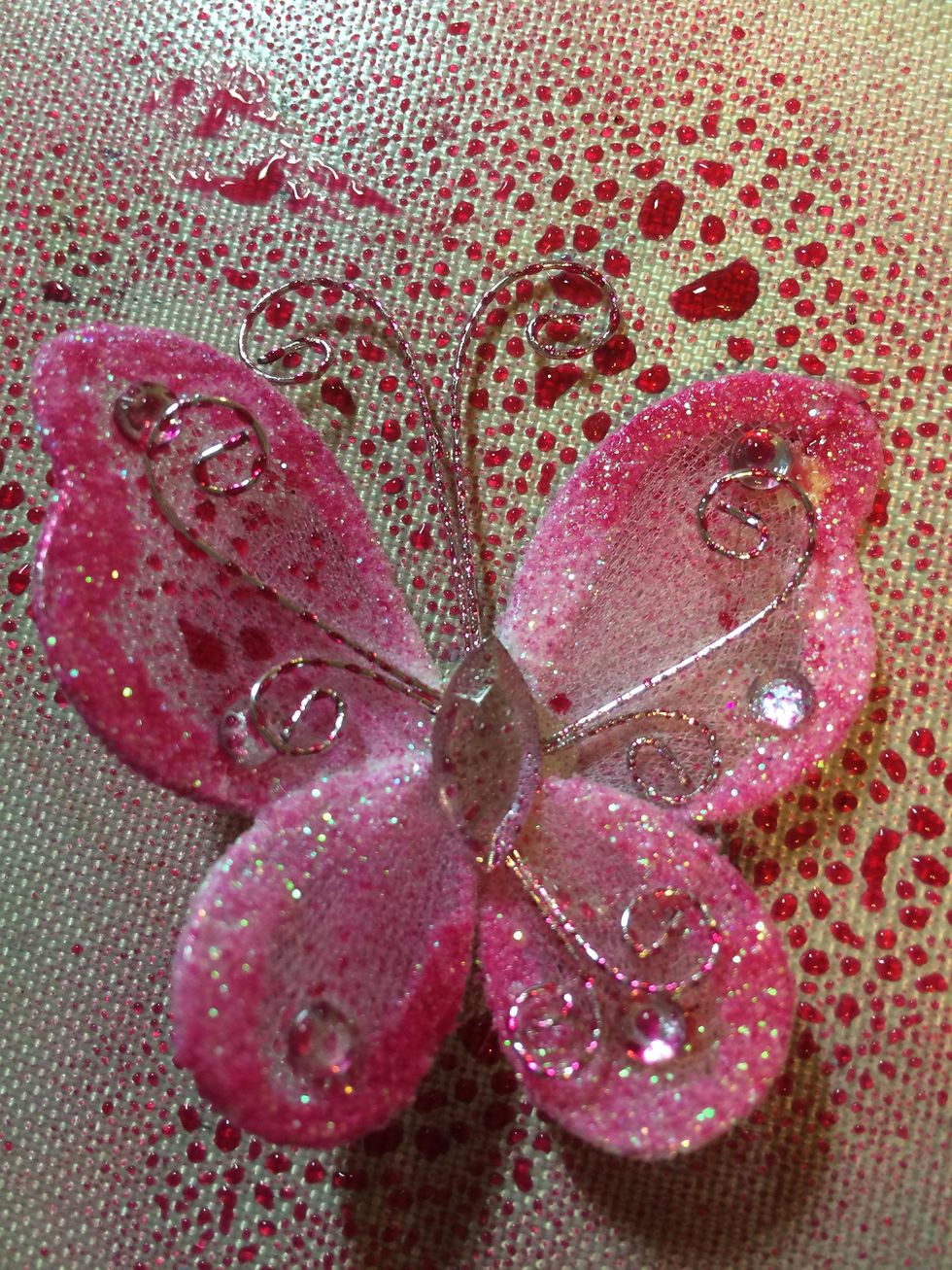 I soaked it up with all the overspray.