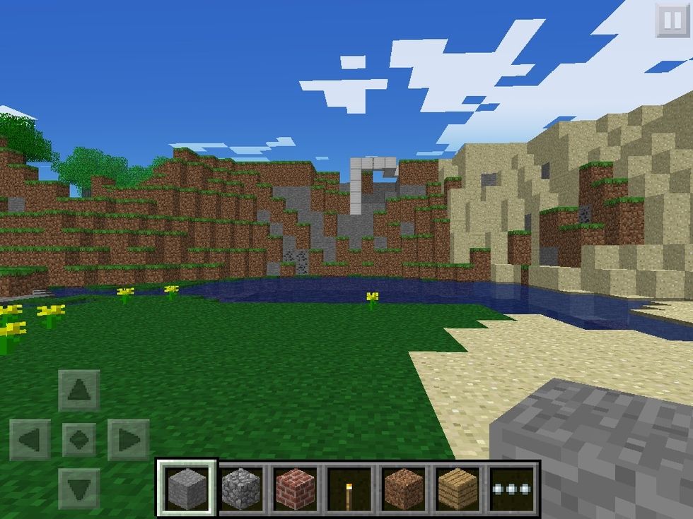 I spawned here and saw the iron