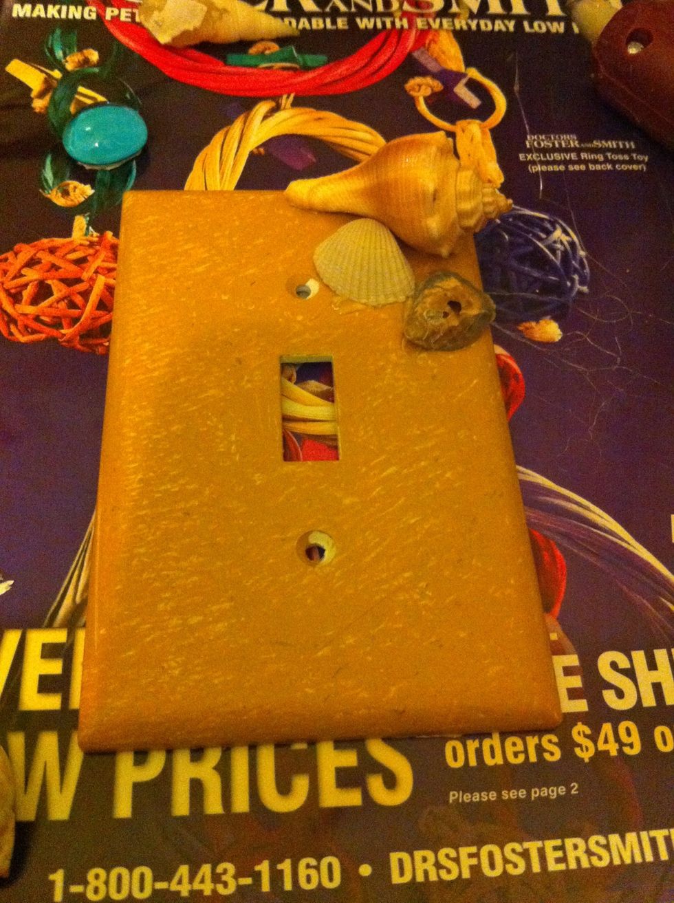 I started putting some on