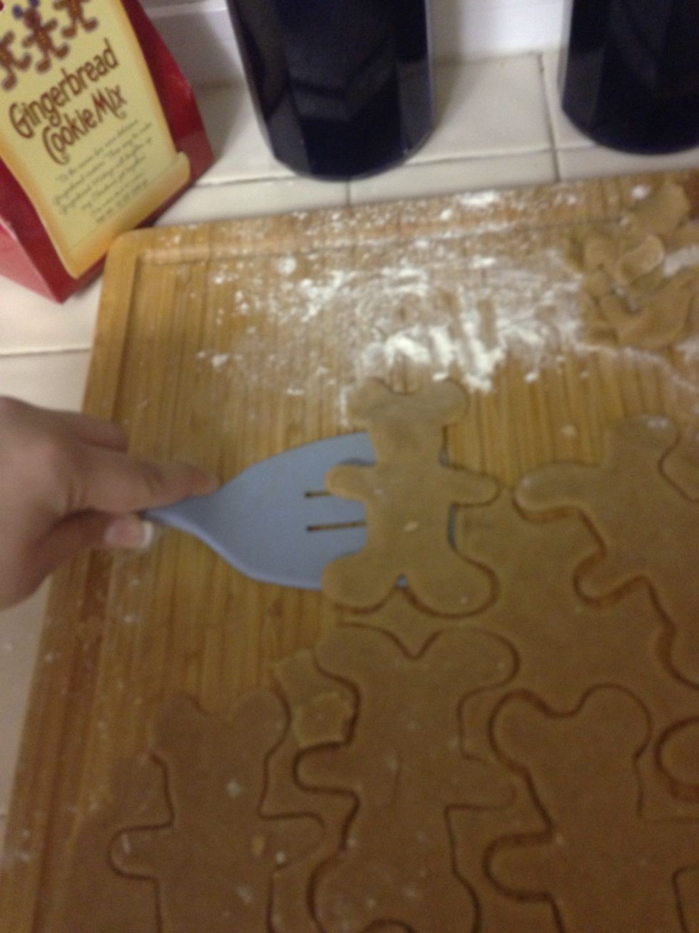 I suggest putting some flour on your spatula, the dough was sticking to it.