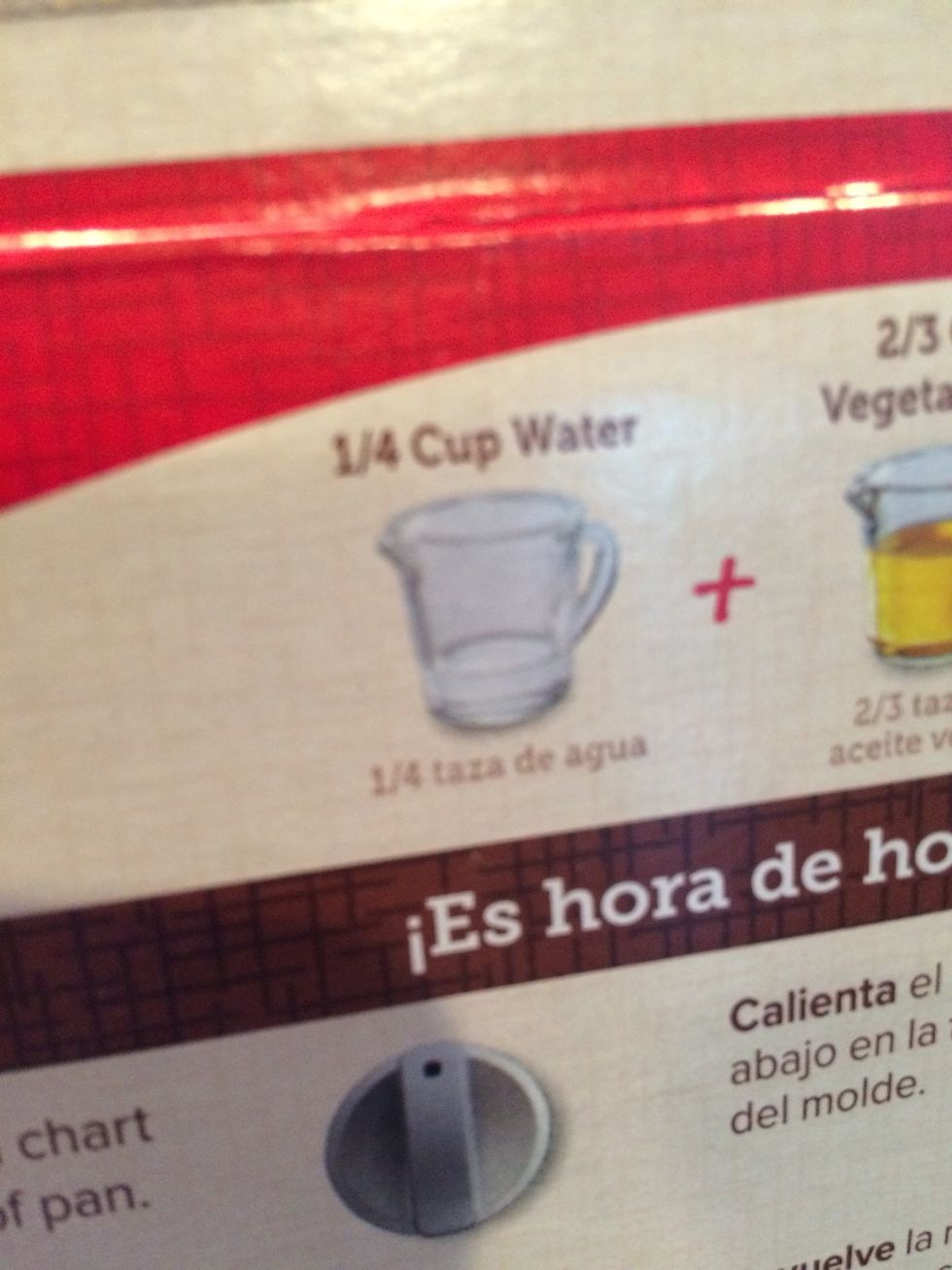 I suggest using milk instead for both mixes.