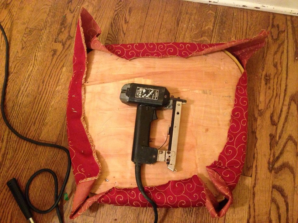I switched to a heavy duty stapler because I couldn't find staples for the other one. :)