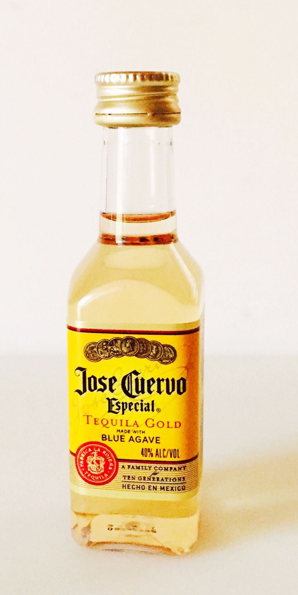 I tablespoon of tequila.