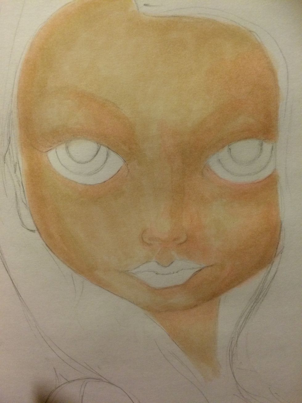 I then came in with R00 Sun Kiss for some pinker tones