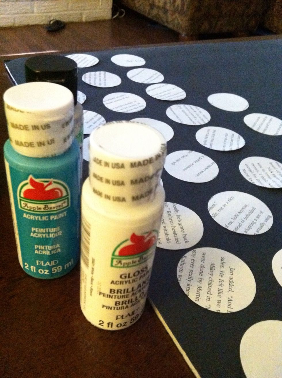 I then painted them with 2-3 coats on either side.