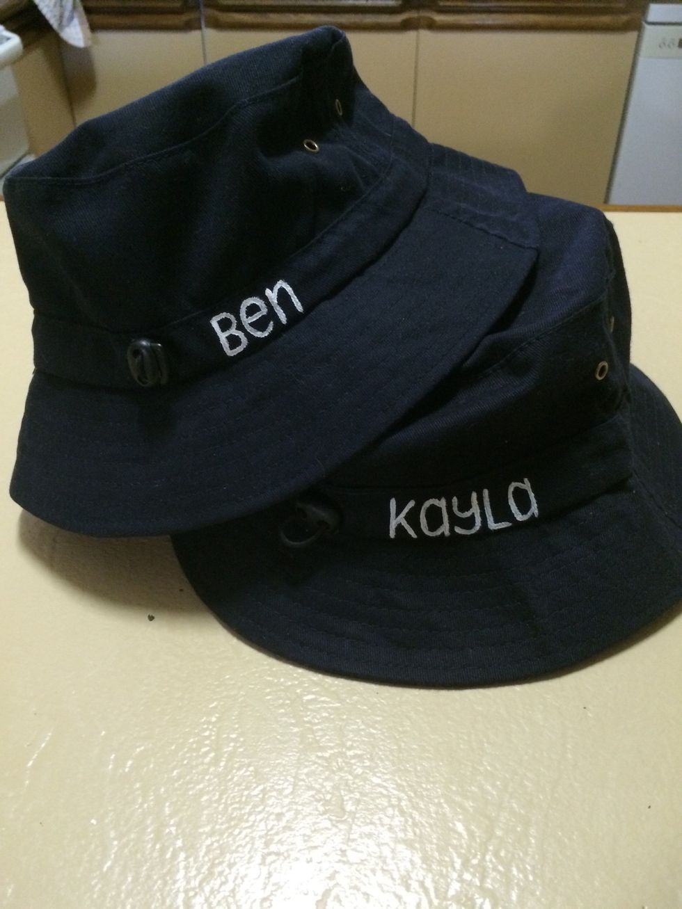 I think I might have to do this on my kids hats aswell. It actually looks good.