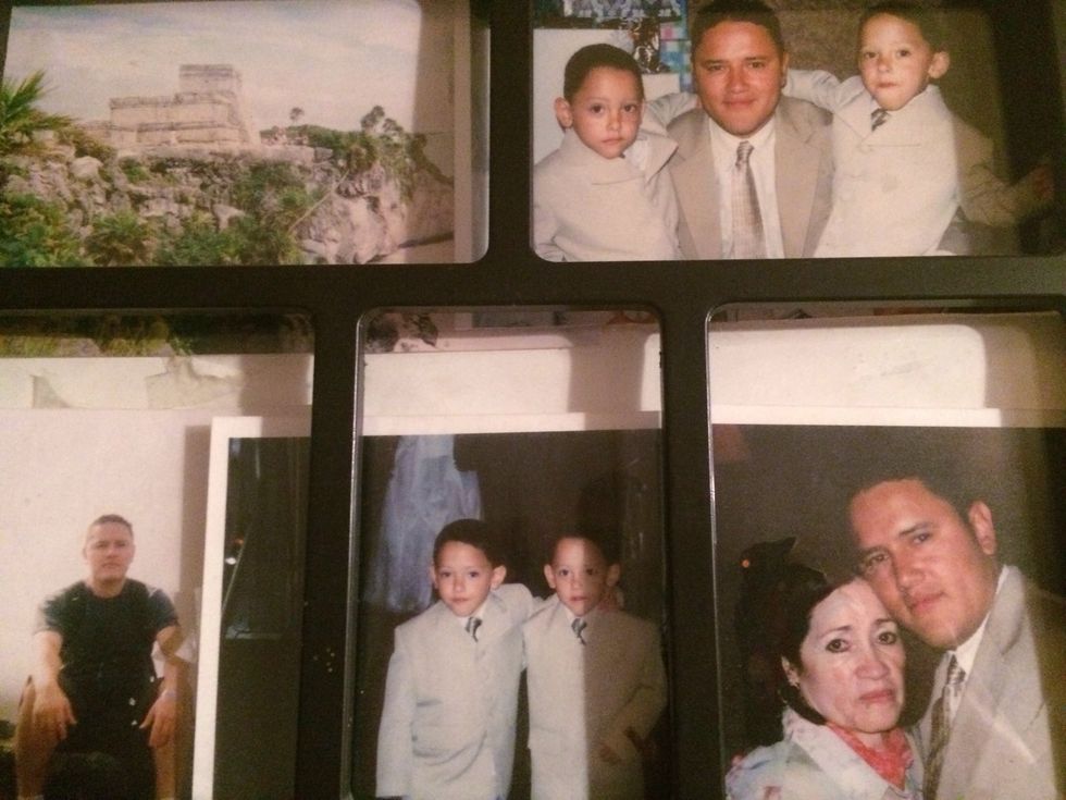 I think of my family when someone says success because I wouldn't have what I have today without my mother and fathers success and help.