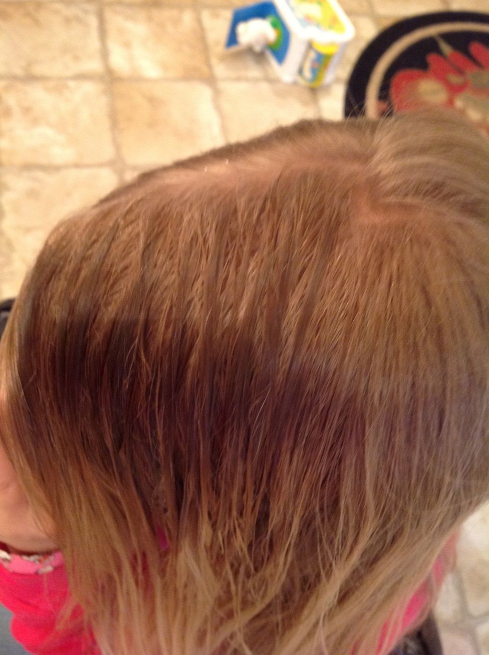 I think spraying the hair so it is wet is easier to braid, but it also works dry.