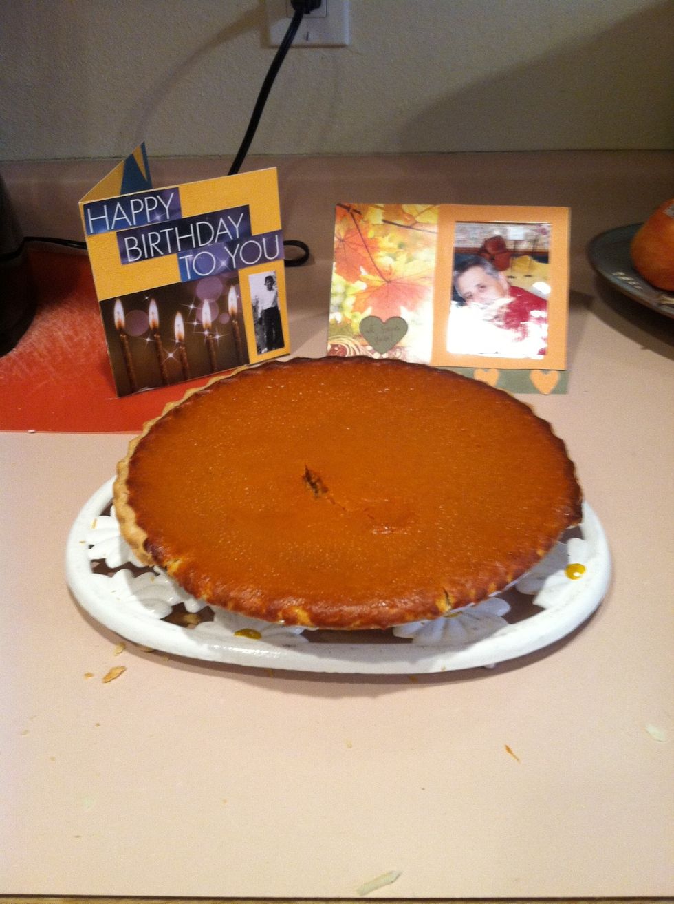 I think that Grandpa is going to love his birthday pie!