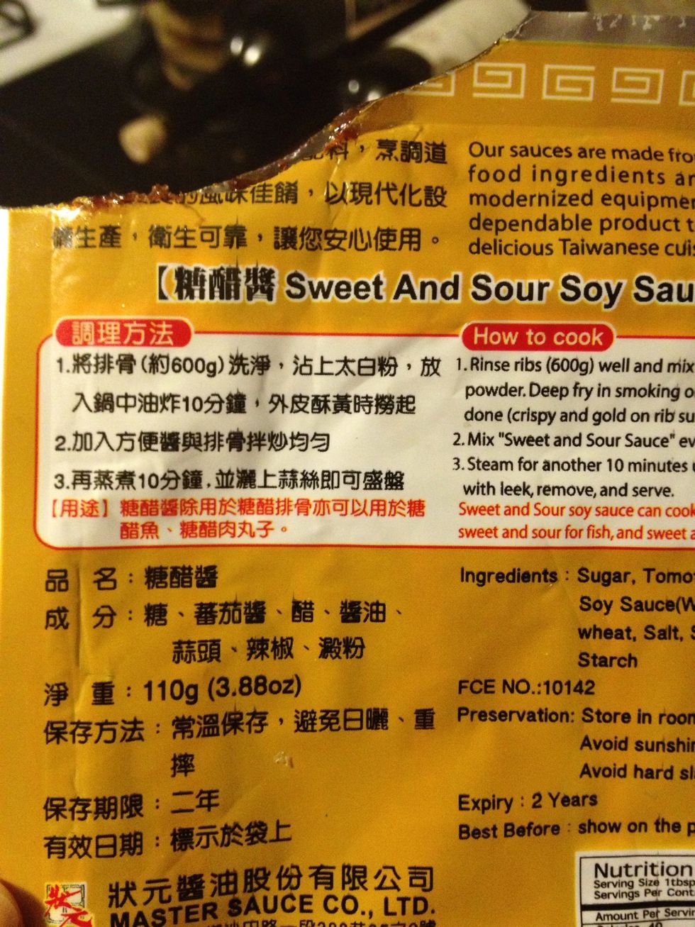 I thought this package might be convenience when I have no much time to cook. But the ingredient seems pretty simple. I will try to make from scratch next time.