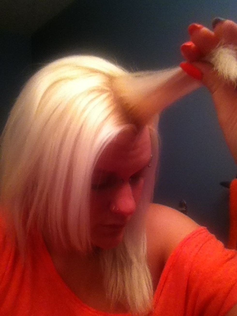 I took out a portion beside my part