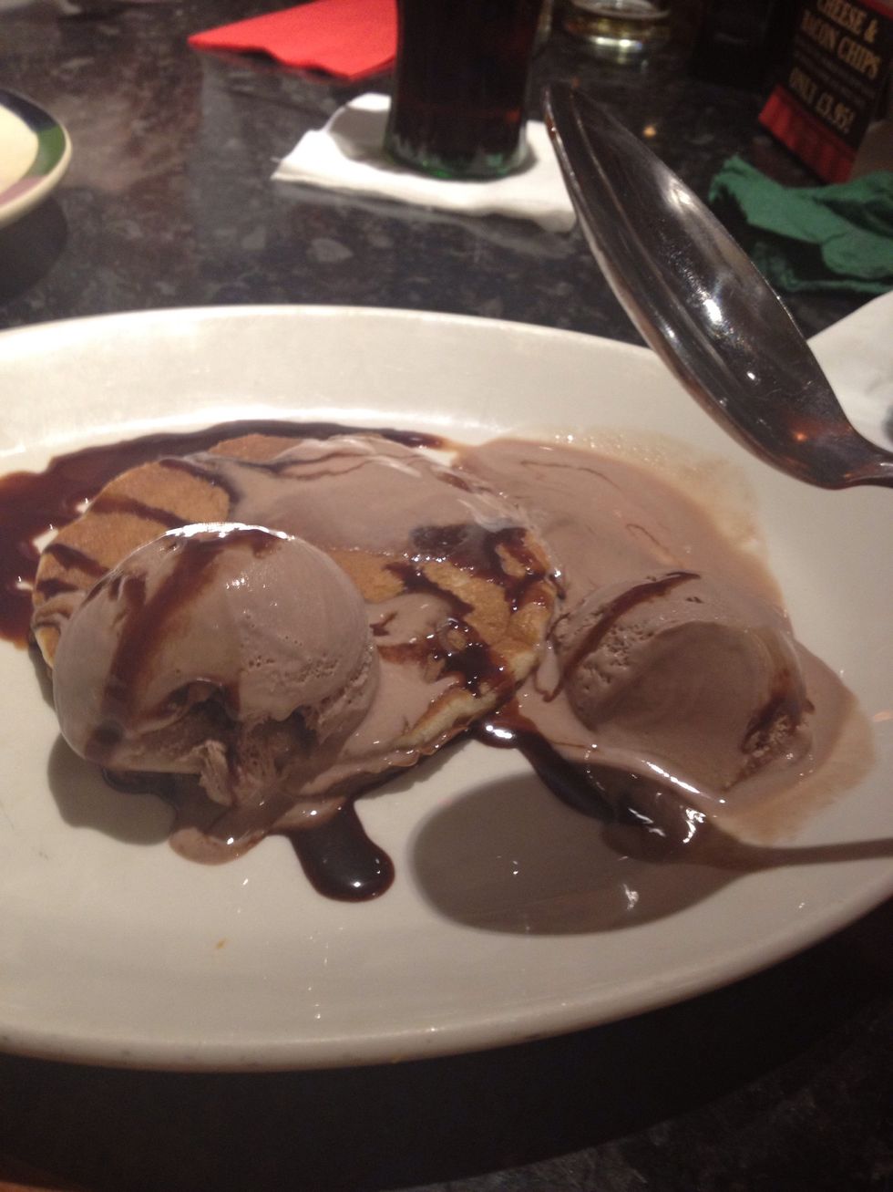 I took this while I was out for a meal. There is no effects or enhancements nor the flash used, just the Camera app.