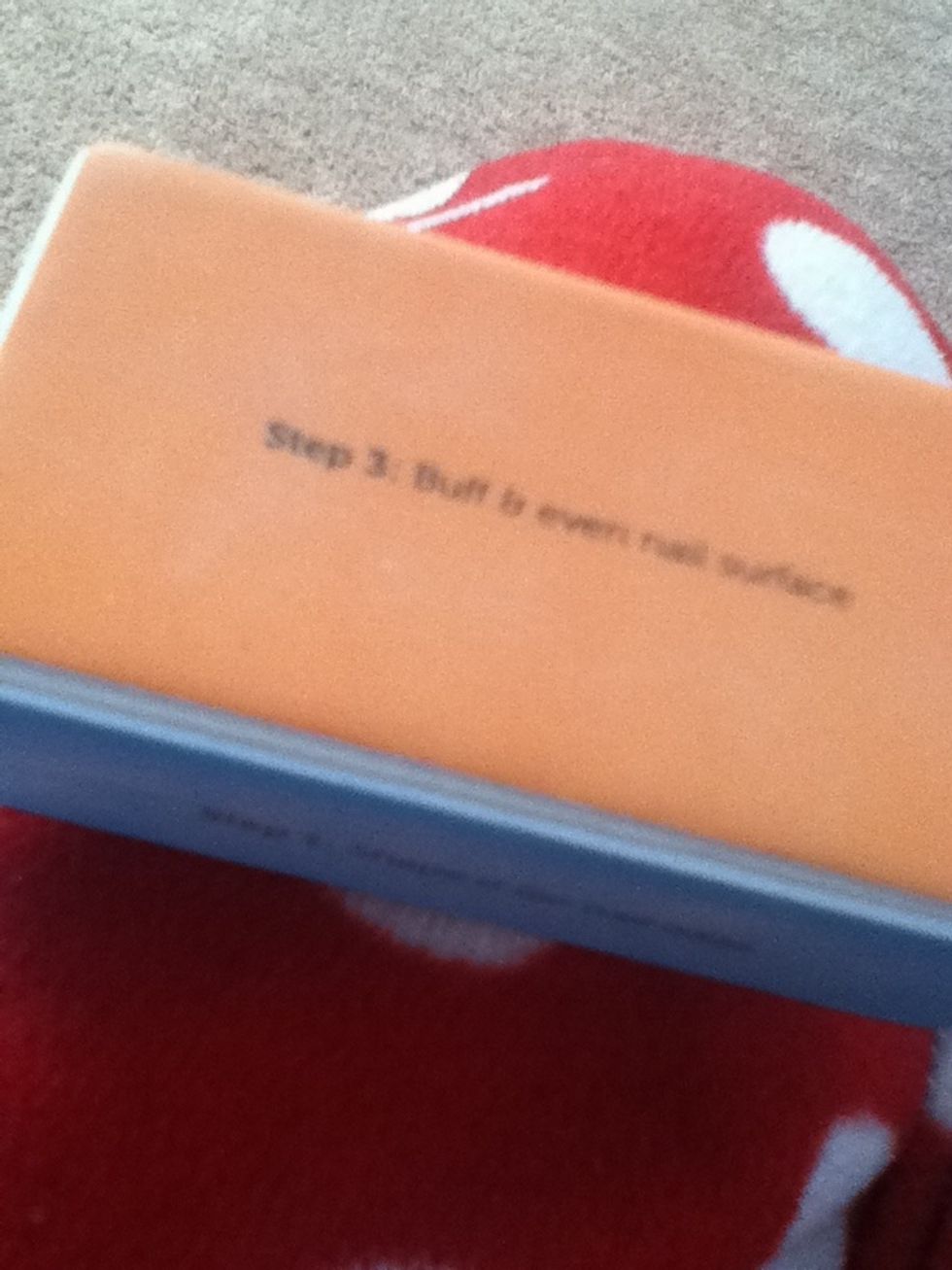 I use a 4 way nail buffer. You can get these for about a dollar at your local beauty supply store.