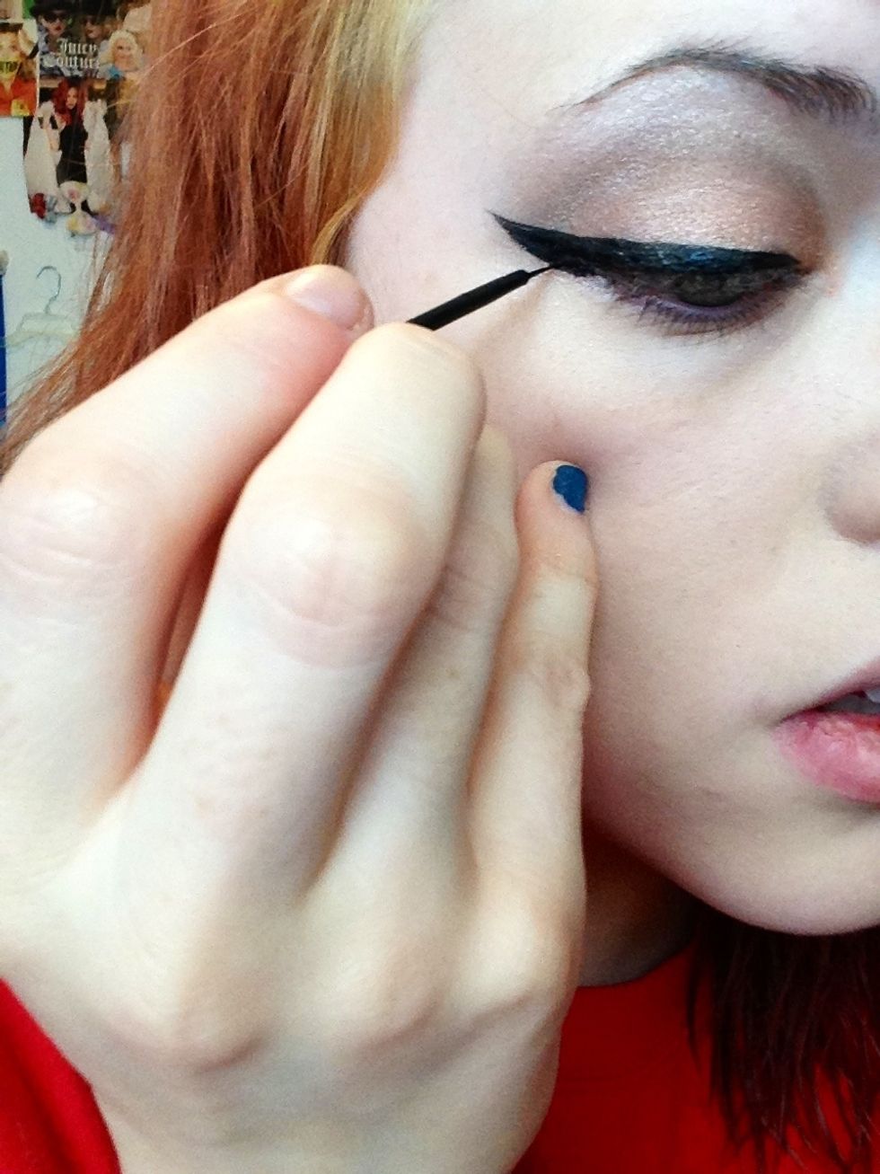 I use a liquid liner & wing it every day. (That's just my personal preference though.)