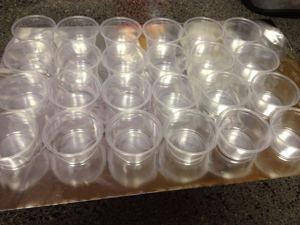 I use aluminum foil under mine so it's easy cleanup in case I spill some